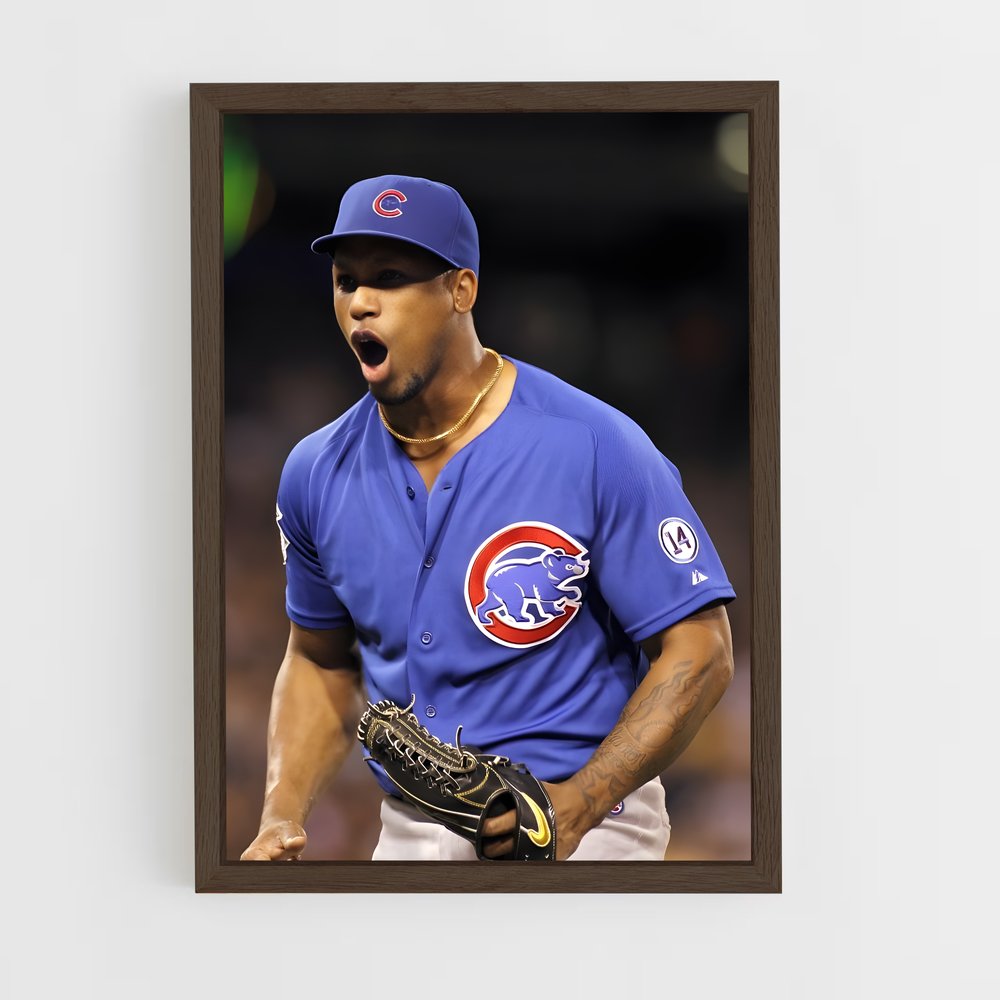 Poster La Réaction de Carlos – affiche Baseball (vue 5)